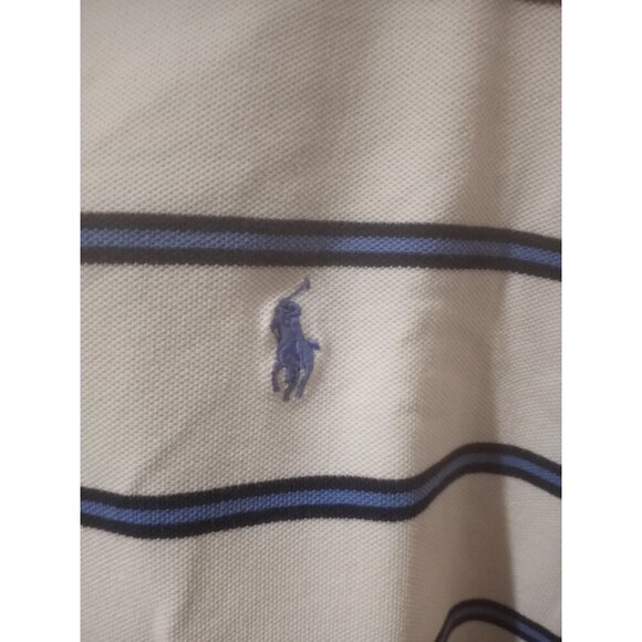 Vintage Polo Ralph Lauren Shirt Men’s 3XL Big White Blue Pony Logo Preppy Y2K - Picture 2 of 13